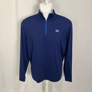 GoodGood Golf Performance Quarter Zip in Navy